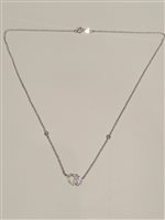 Necklace Duezeta Woman in White Gold GIOB2CUOZIRC2ZM9.45